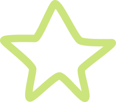 A simple, light green, five-pointed star outline on a plain background.